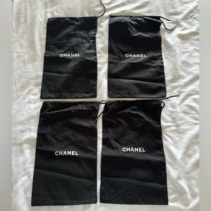 Chanel dust bags from shoes